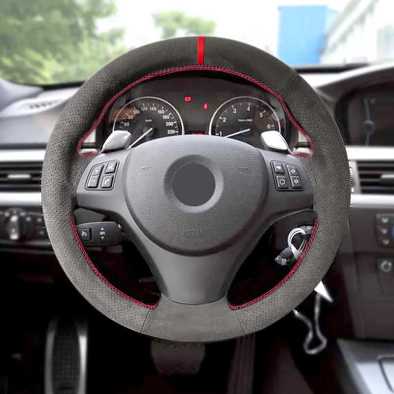 Funda volante gamuza trenzada para BMW Serie 1/3 M Sport 2008-2013 - imagen 2