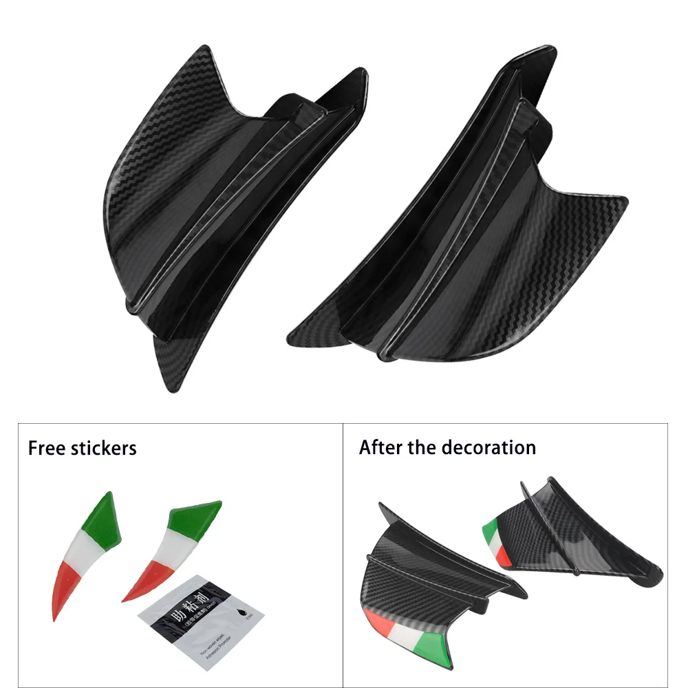 Kit deflectores fibra carbono moto tuning alta resistencia ligero - imagen 3