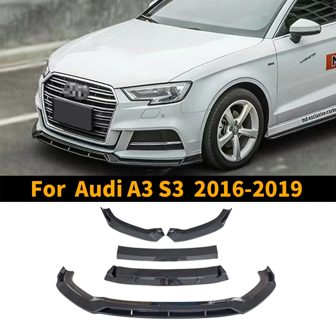 Protector de labio de paragolpes Audi A3/S3 2016-2019 S line