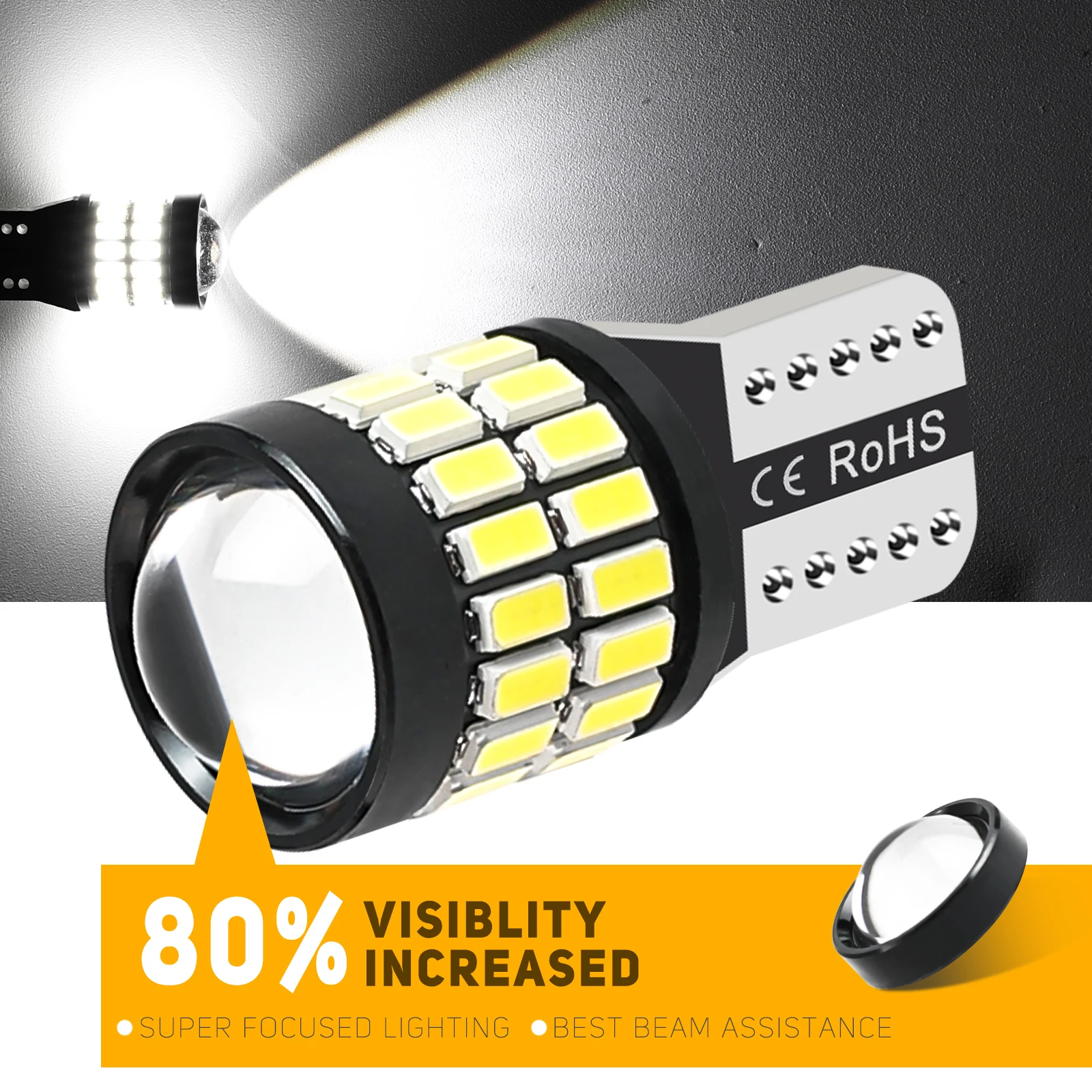 Bombillas LED W5W 501 luz lateral – Audi A3 8P, TT MK2, A5, A4 B6 B7 - imagen 3