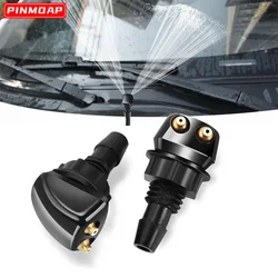 Boquilla limpiaparabrisas ajustable de doble orificio para coche