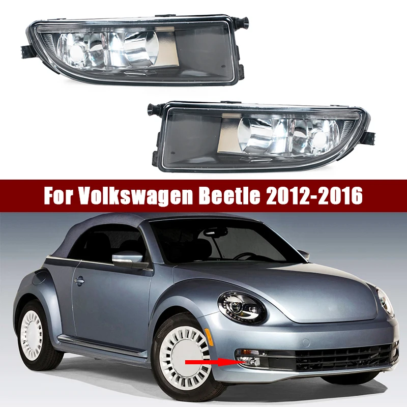 Faros antiniebla VW Beetle 2012-2016 con bombillas halógenas