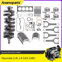 Reparación motor 2.4L G4FJ Hyundai cigüeñal juntas - Sonata Optima