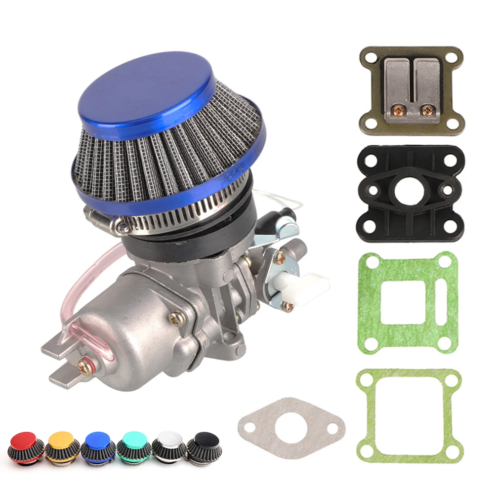 Filtro aire carburador 2T 47-49cc con válvula lengüeta – Mini bike ATV Quad