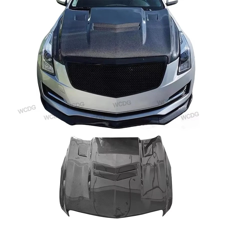 Capó motor fibra de carbono con ventilación – Cadillac ATS 2013-2015 - imagen 2