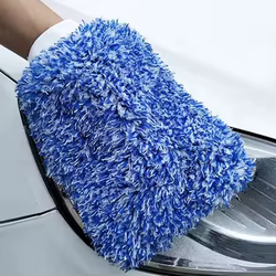Guante de lavado para coche de microfibra coral suave