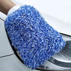 Guante de lavado para coche de microfibra coral suave