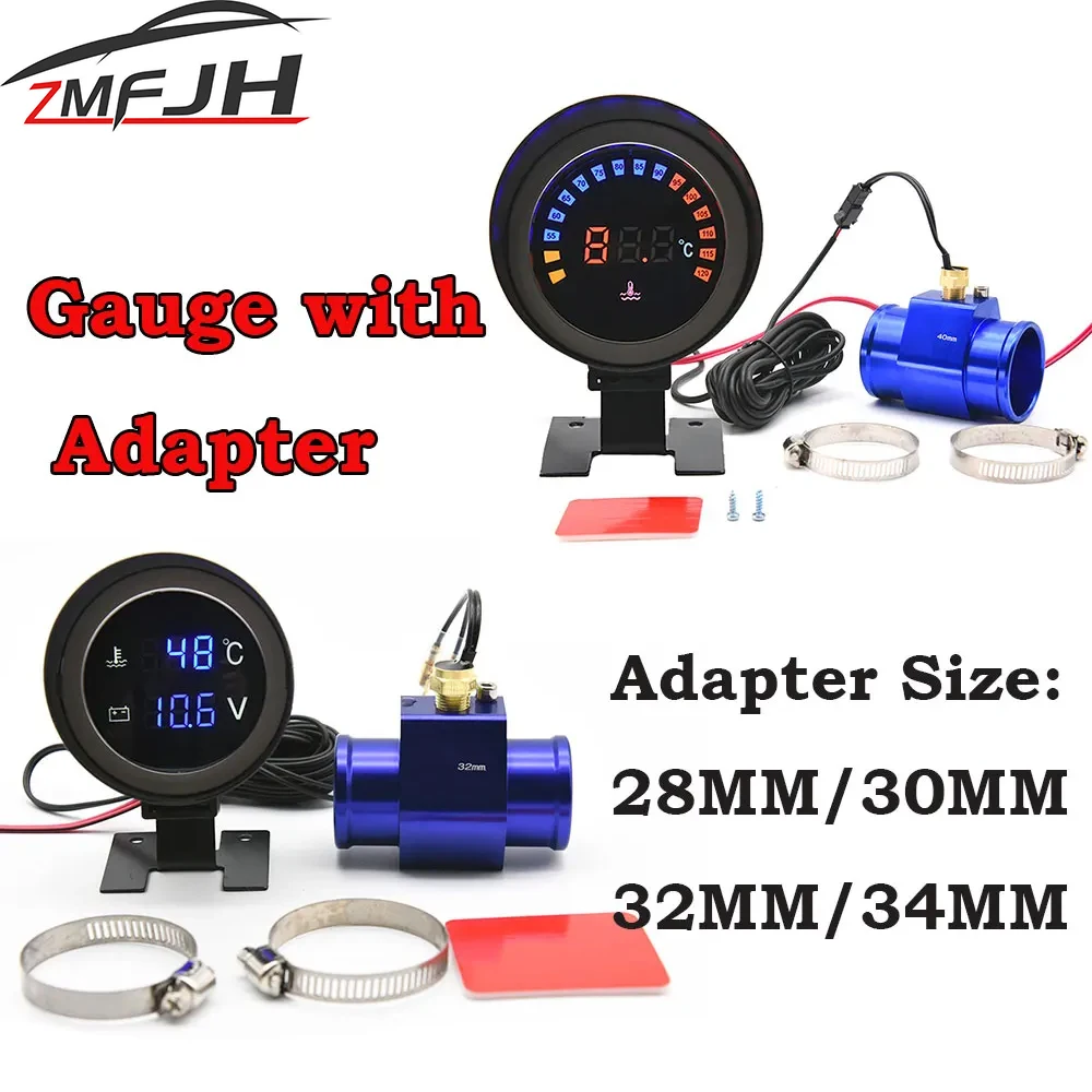 Medidor digital de temperatura del agua con adaptador 28-34 mm