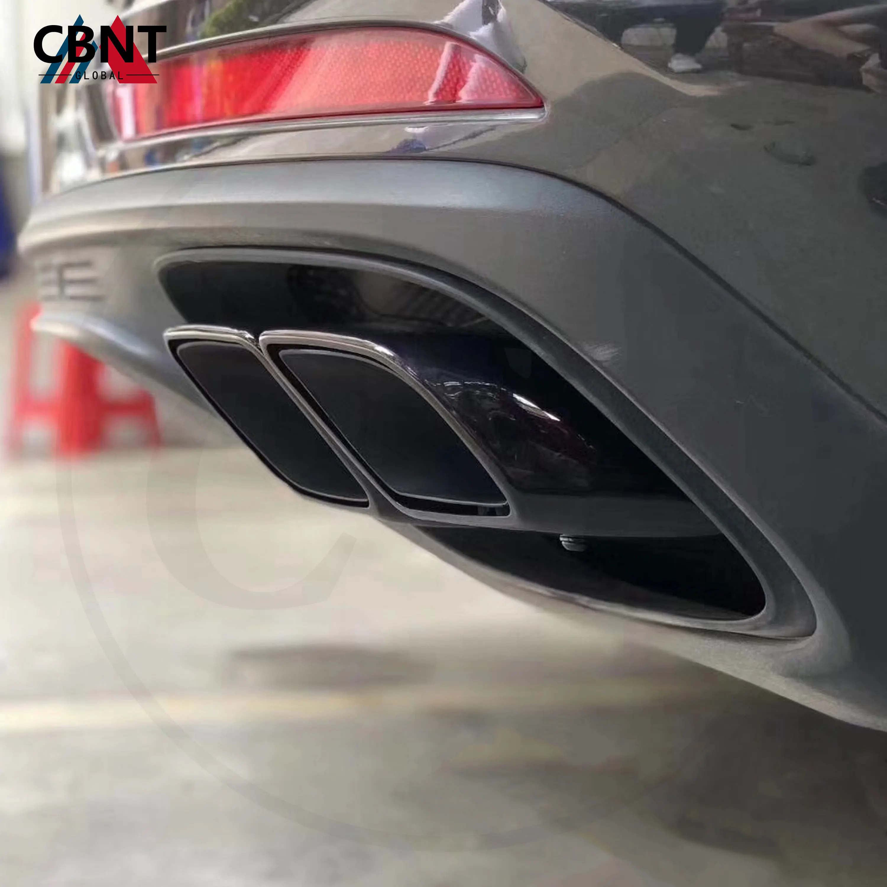Puntas escape Quad CBNT inoxidable para Porsche Panamera 971 4.0 T - imagen 2