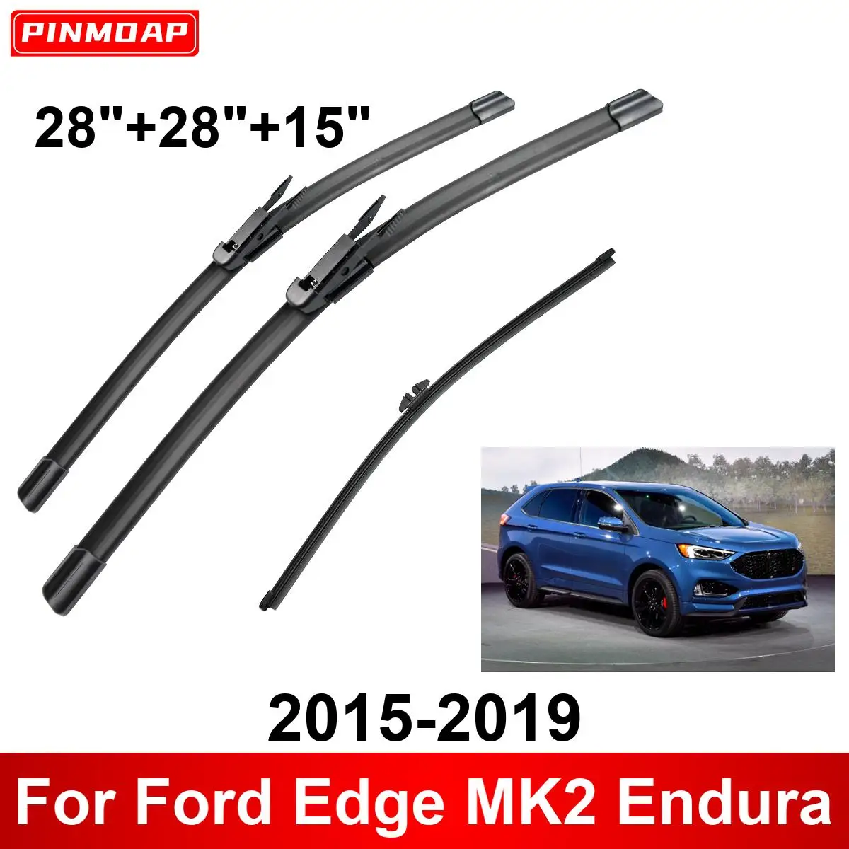Escobillas limpiaparabrisas Ford Edge II (2015-2019)