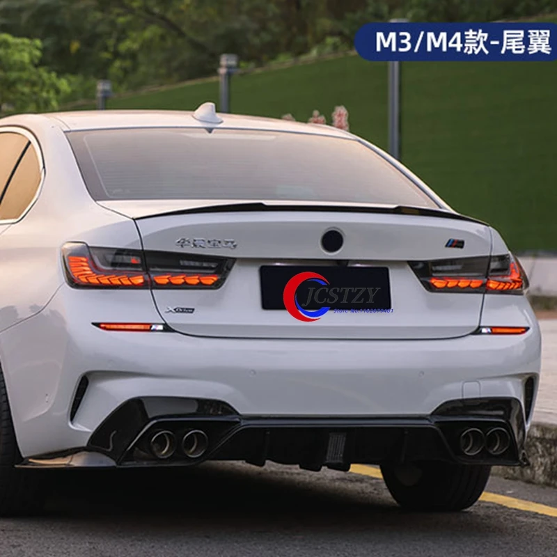 Alerón maletero BMW Serie 3 G20 M3 Style 2019-2023 carbono negro - imagen 4