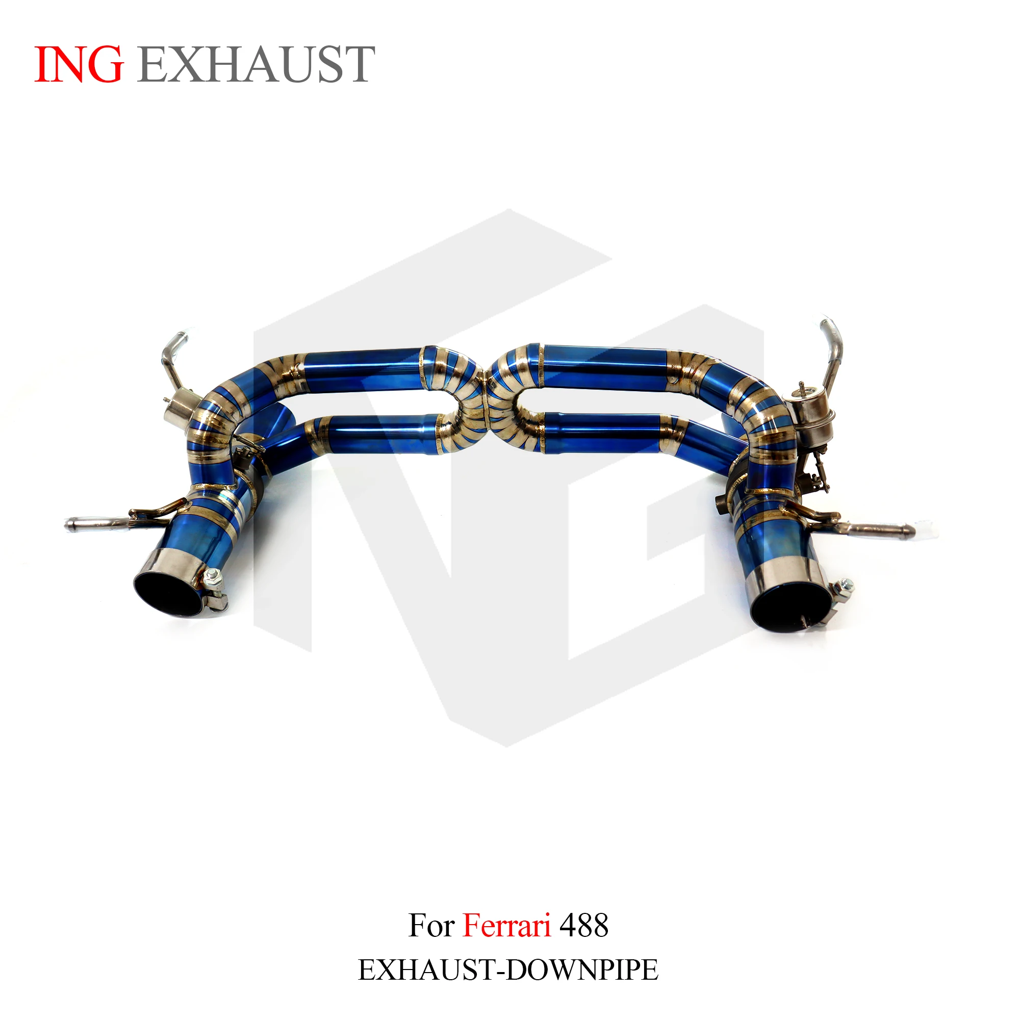 ING Parts Escape titanio Ferrari 488 GTB 3.9 V8 - imagen 3