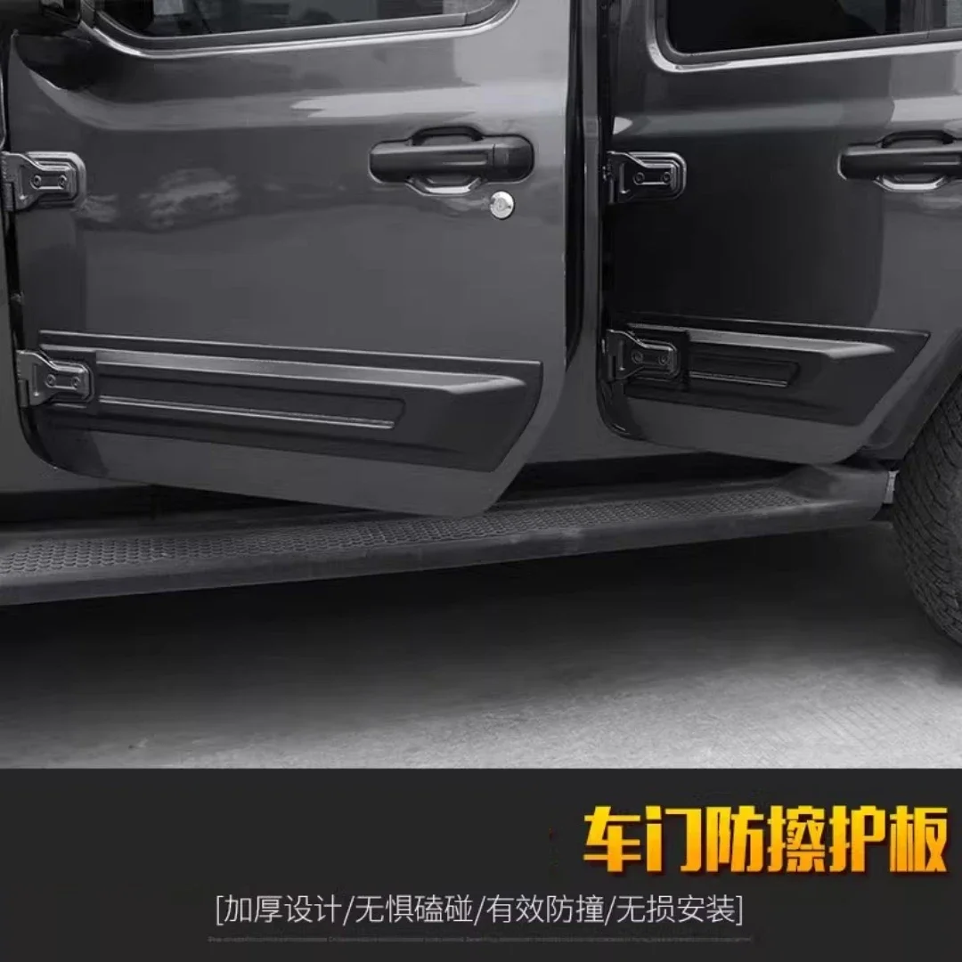 Vista lateral del embellecedor para Jeep Wrangler