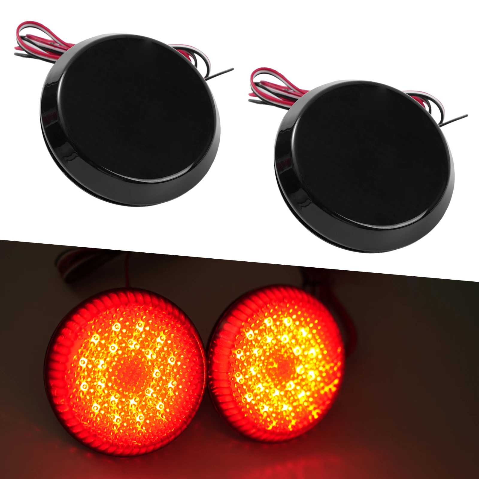 Kit reflectores LED parachoques trasero luz freno para Nissan Qashqai - imagen 3