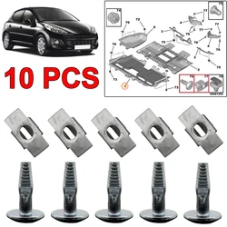 Cubierta inferior del motor con clips Peugeot 206-807 Citroën C2-C5
