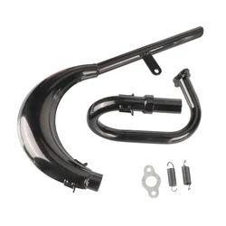 Silenciador escape negro para ciclomotor 50-80cc