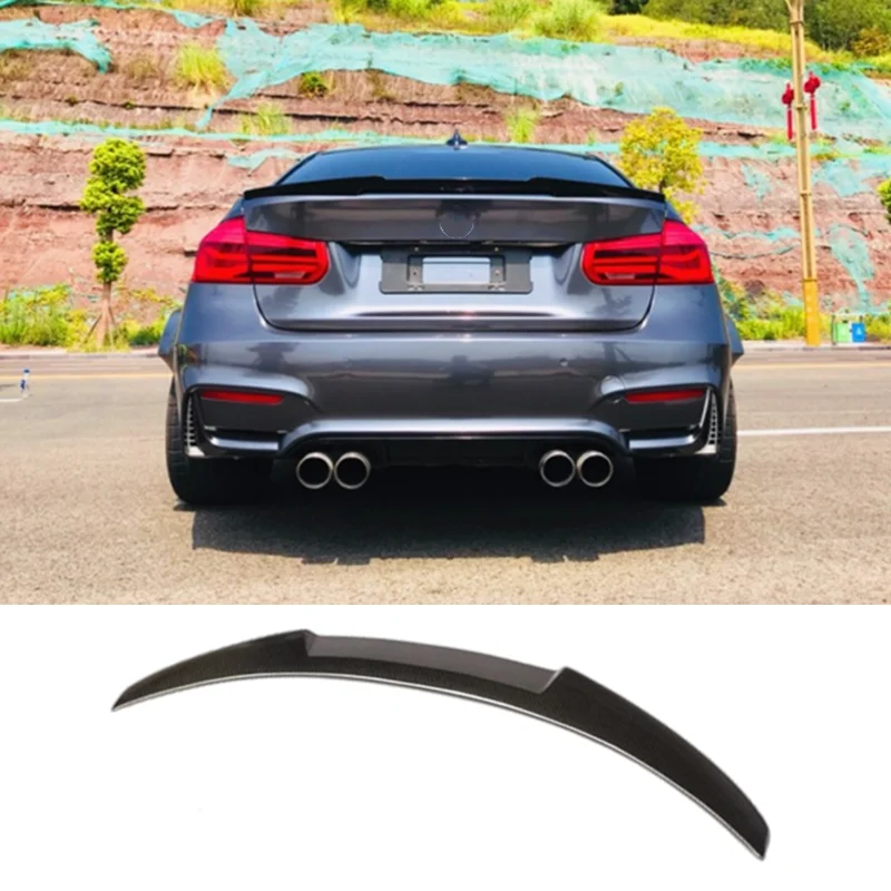 Alerón trasero carbono estilo M4-BMW F30 320i 325i 330i 2013-2019 - imagen 4