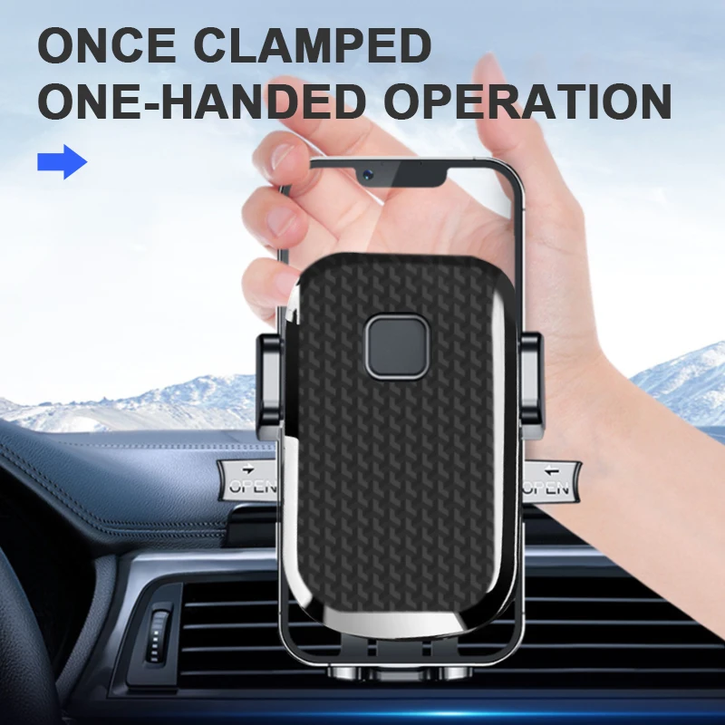 Soporte smartphone SEAMETAL con salida de aire – universal para coche - imagen 2