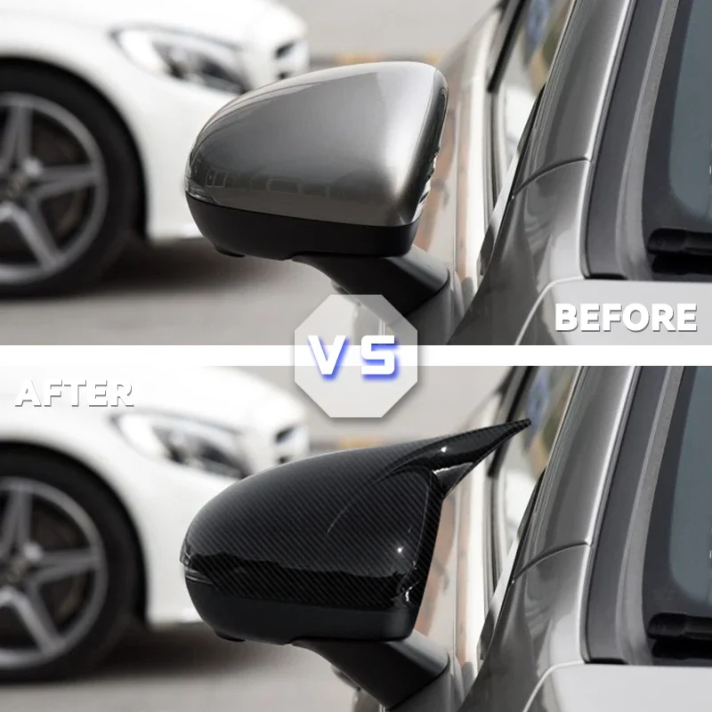 Capuchones retrovisor exterior negro – Mercedes Clase A W177 2019+ - imagen 2