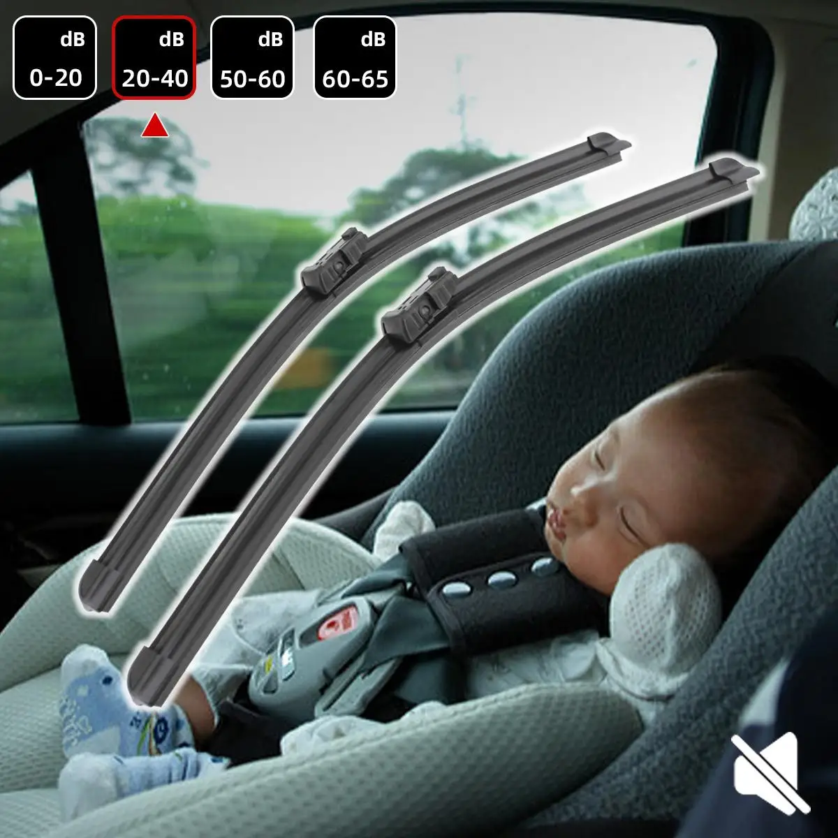 Limpiaparabrisas de coche para Dongfeng DFSK 580/Glory 580/DFSK Glory 580/i-Auto 2016-2023 24 "+ 18" cepillos de limpiaparabrisas delanteros y traseros - imagen 5