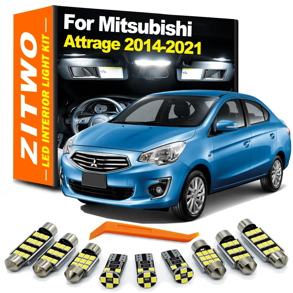 Kit bombillas LED ZITWO para lámpara de maletero Mitsubishi Attrage