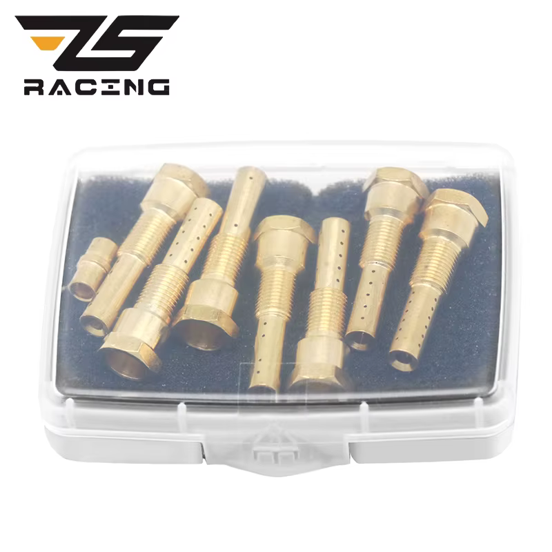 ZS Racing KEIHIN aguja de chorro N427-46 8/12/16/18/20/24/30 agujeros boquilla principal del carburador para Keihin PE PWK FCR Carb