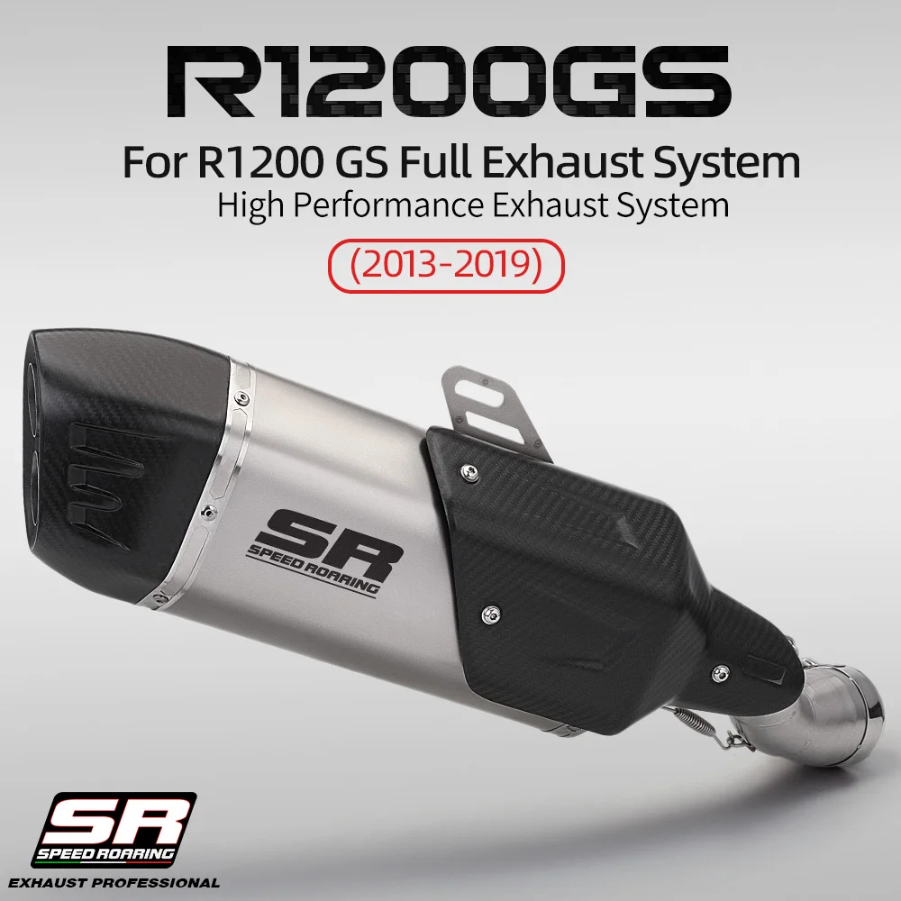 Escape slip-on carbono BMW R1200GS Adventure R1250GS - imagen 2