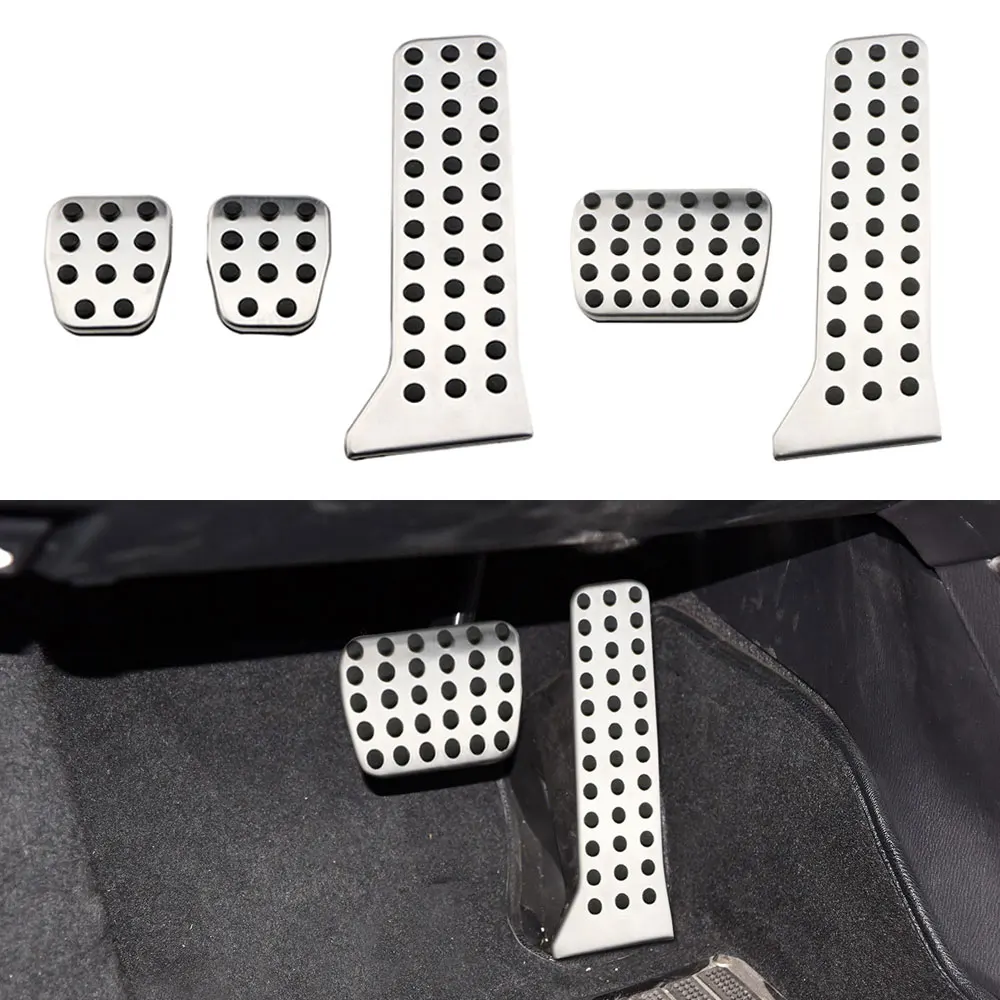 Cubiertas de pedales plateadas para Mazda