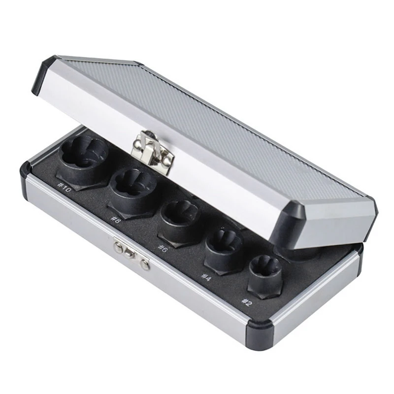 Juego extractor tuercas dañadas 9-19 mm para taller mecánica - imagen 5
