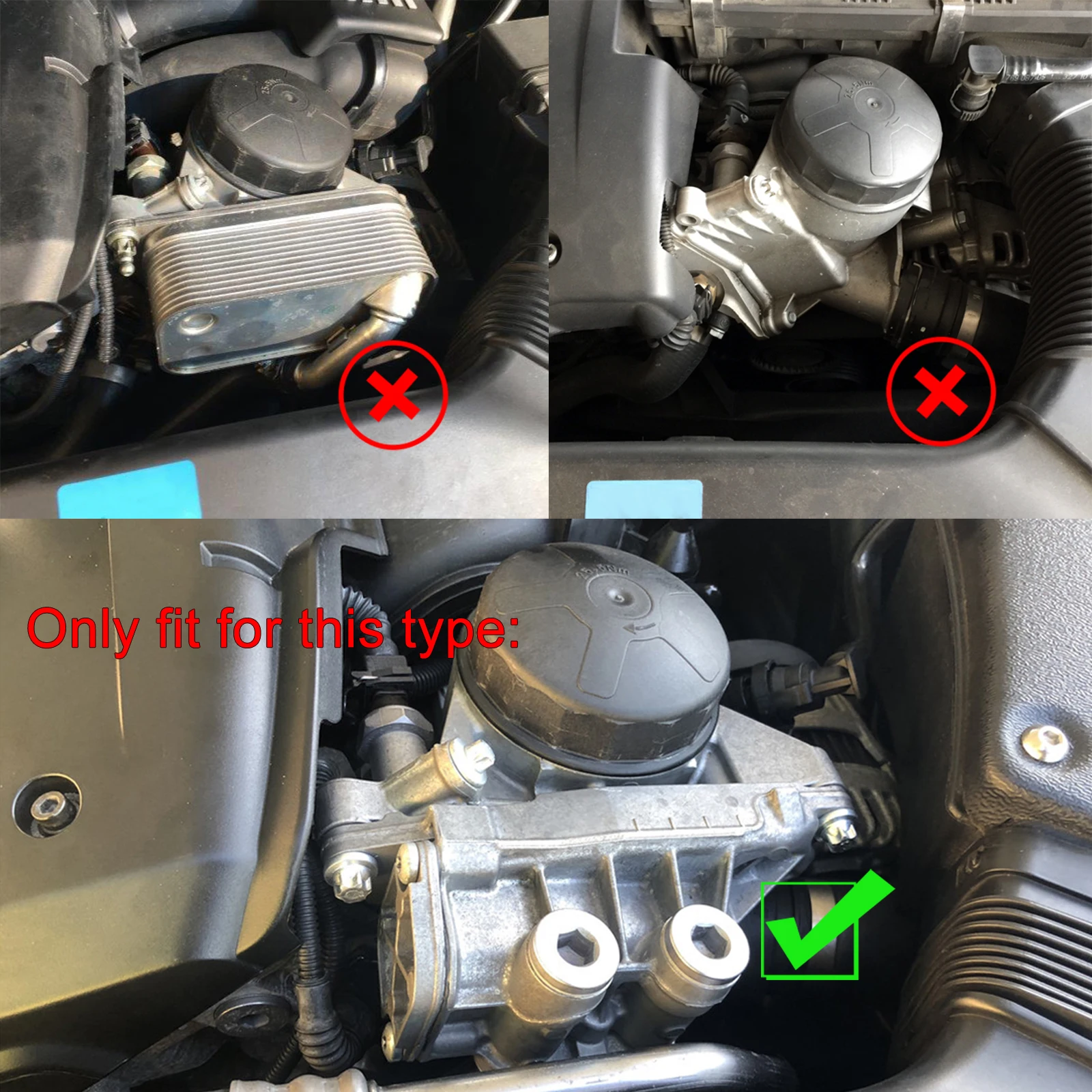 Termostato aceite N54 N55 para BMW E90 E92 F30 - imagen 2
