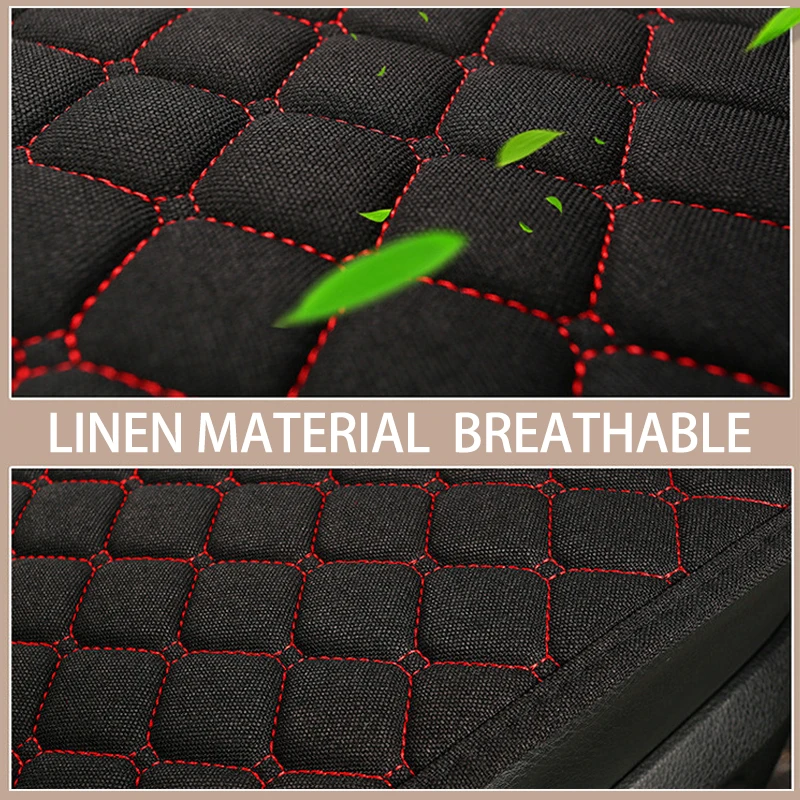Funda asiento lino premium universal con acolchado ajustable - imagen 2
