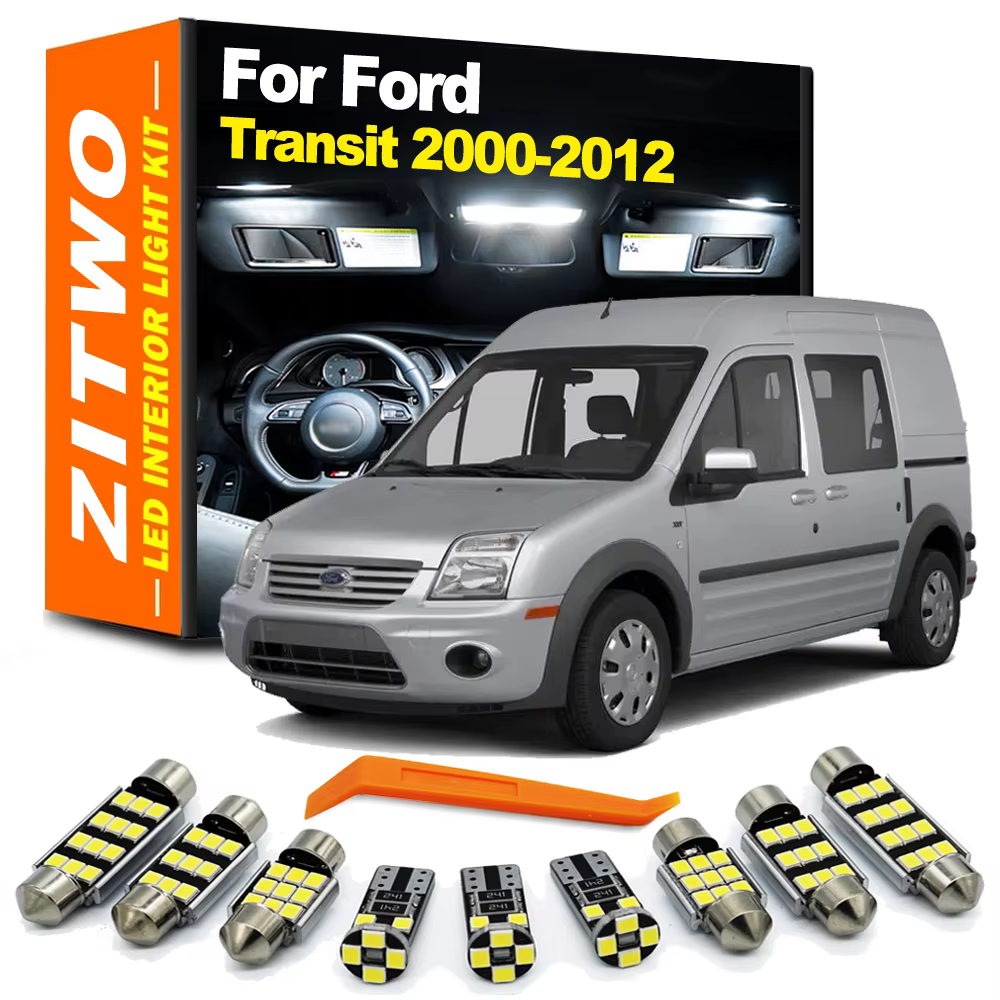 ZITWO Kit de bombillas LED para interior Ford Transit/Tourneo Connect