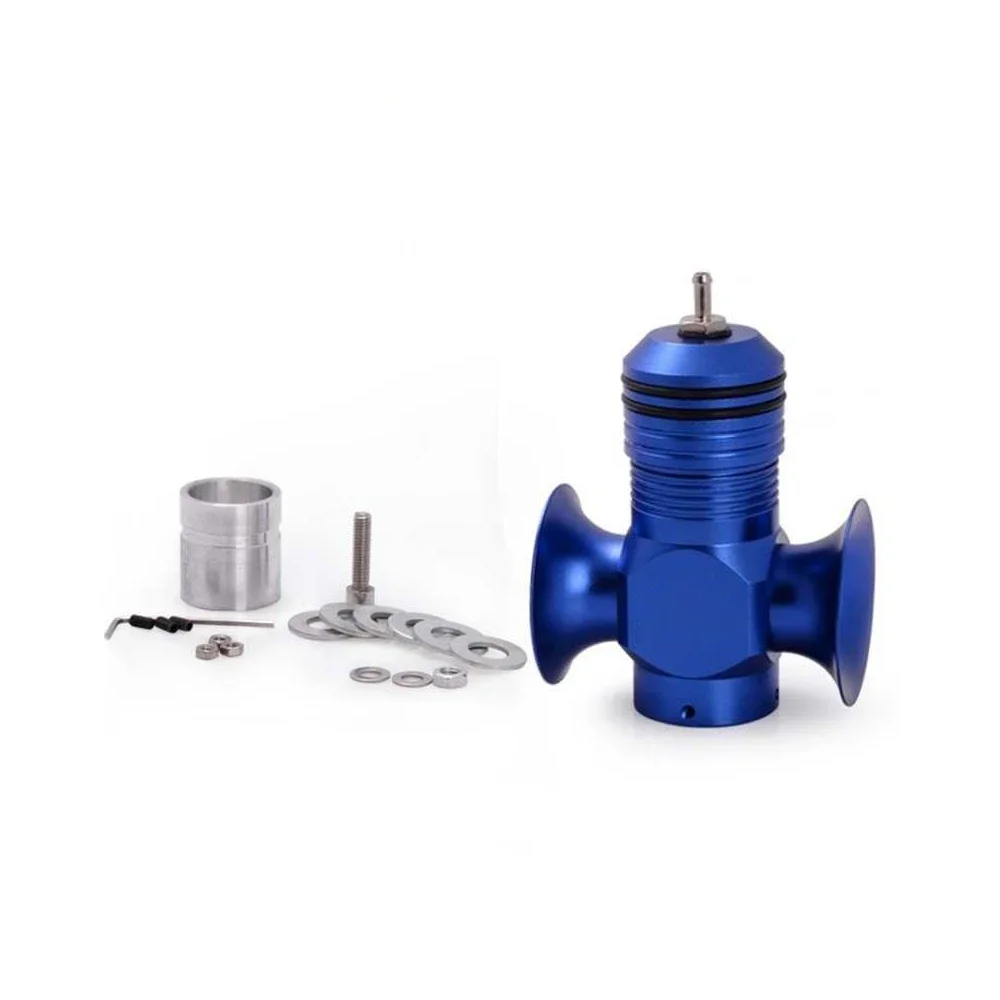 Válvula de descarga turbo diésel BOV en color azul