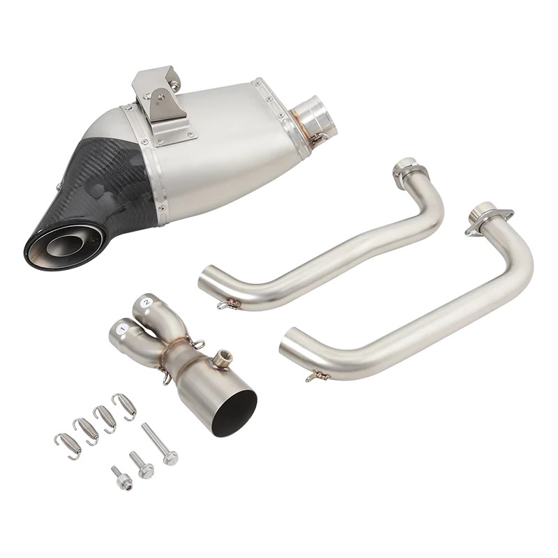 Escape fibra de carbono con DB Killer para Yamaha YZF R25 R3 MT-03 - imagen 2