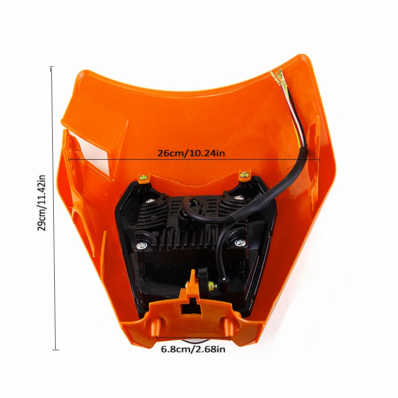 Faro LED con máscara para Honda CG125-1 y KTM EXC/SX - imagen 4