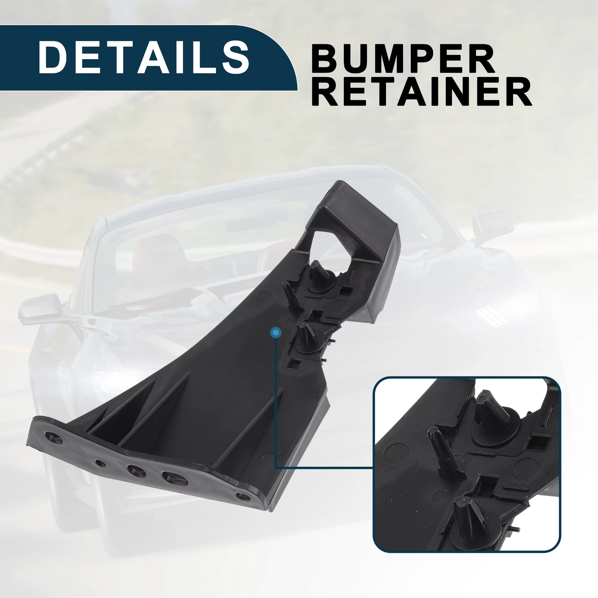 UXCELL soporte parachoques delantero Ford Mustang 2005-2009 - imagen 4