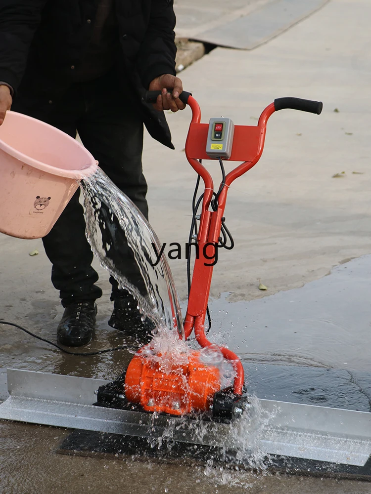 JQ-Regla vibratoria de hormigón, máquina niveladora de pavimiento, regla vibratoria eléctrica de gran vibración para suelo - imagen 5