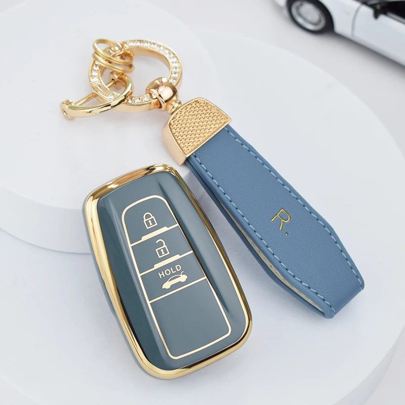 Funda de TPU para llave Toyota RAV4, Camry, C-HR y Corolla