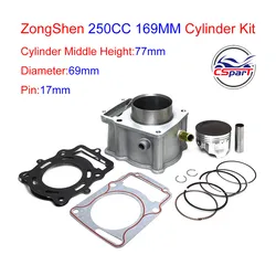 Kit cilindro ZongShen refrigerado por agua para moto pit