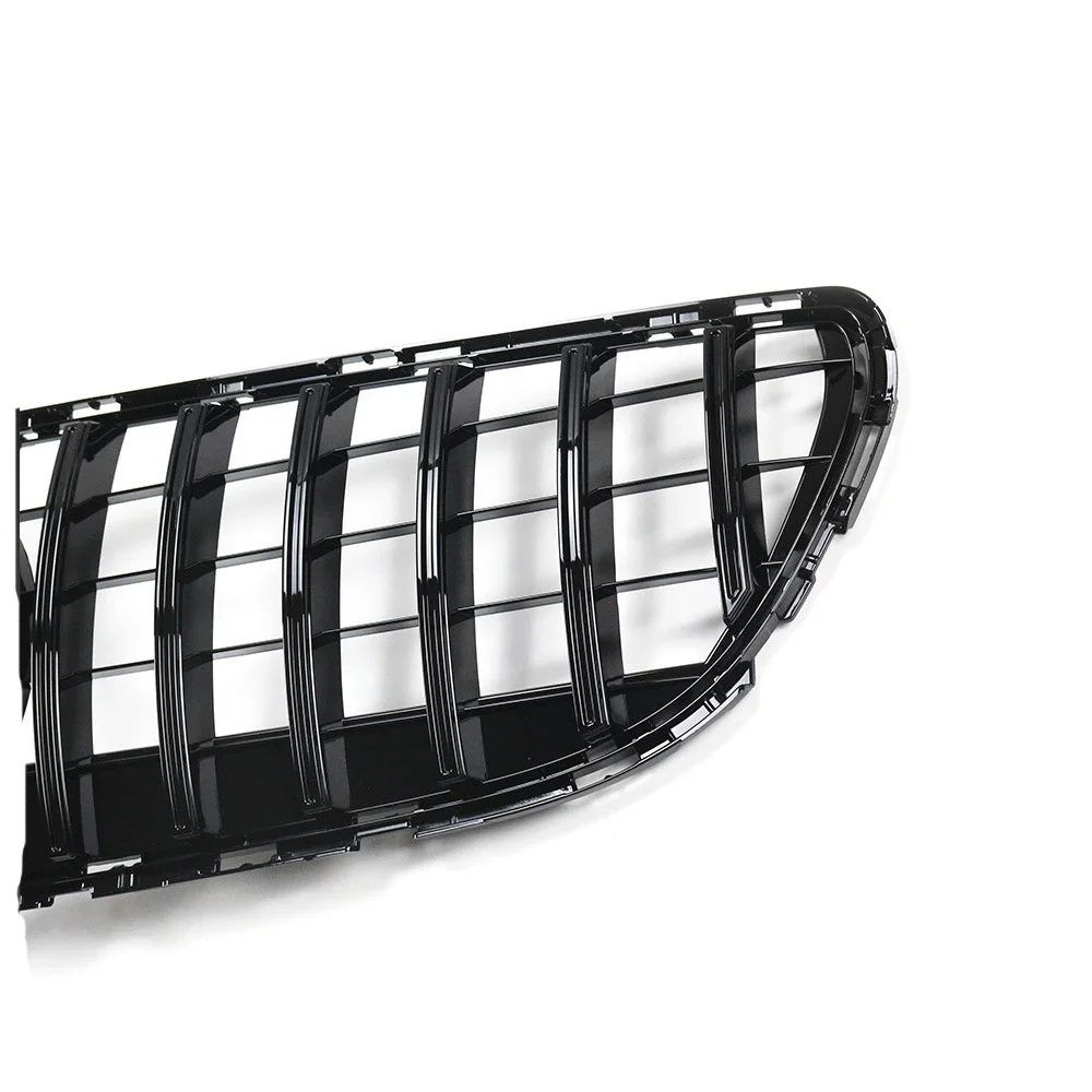 Rejilla para mercedes-benz Clase C W218 2015-2018 años modificación de parrilla de carreras estilo deportivo accesorios para automóviles parachoques delantero de coche - imagen 5