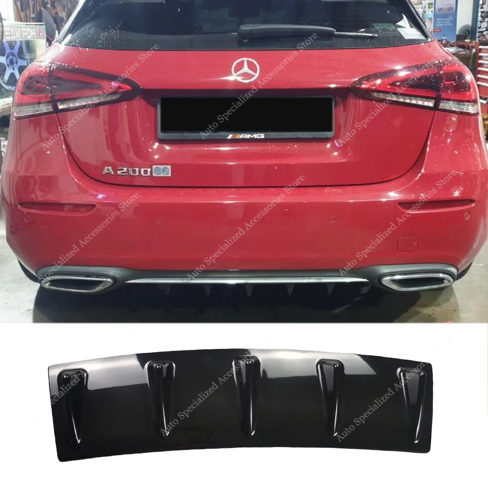 Difusor divisor parachoques trasero Mercedes Clase A W177 A180d A200d