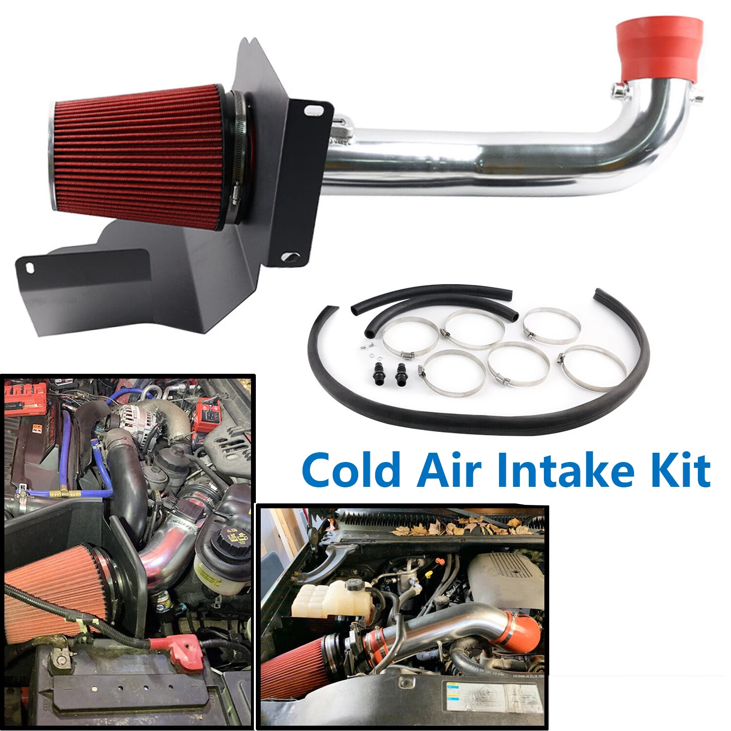Kit admisión aire frío para Silverado 1500 5.3-6.2L V8 2014-18 - imagen 3