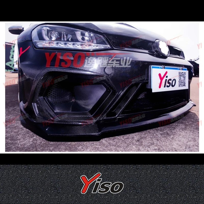 Kit parachoques delantero fibra de carbono Golf 7 R GTI R-Line - imagen 4