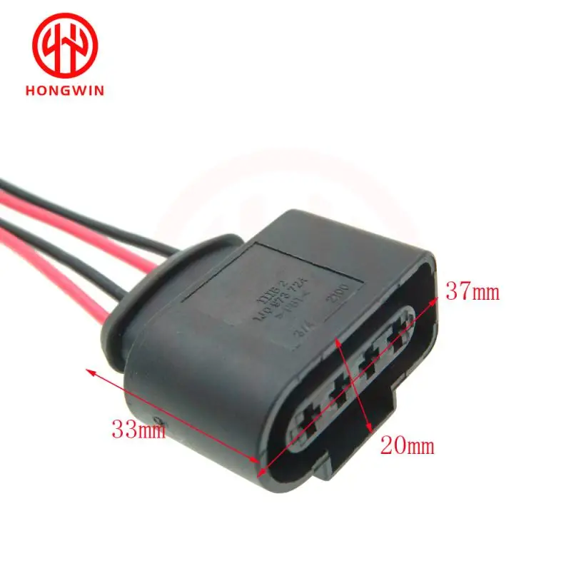 Conector de bobina de encendido para coche, accesorio de cableado para Audi A3, A4, A5, A6, A8, Q5, VW, Jetta, Passat, J0973724, 1J0973724, 4 unidades - imagen 3