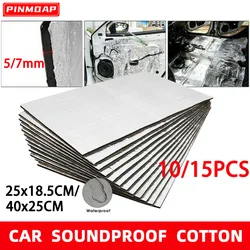 Almohadilla aislamiento acústico coche autoadhesiva multiusos algodón