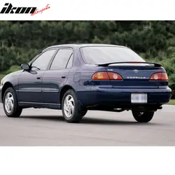 Alerón trasero LED Toyota Corolla 1998-2002 estilo OE ABS negro