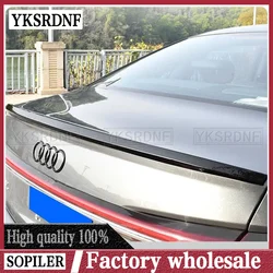 Alerón de maletero ABS efecto carbono para Audi A6 C8 2019-2022