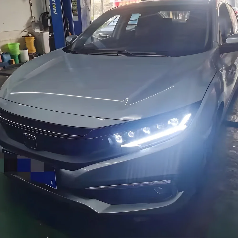 Faros delanteros LED Honda Civic X 2016-2021 con proyectores - imagen 3