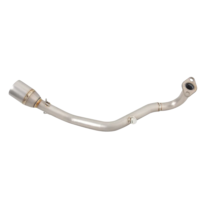 Para Yamaha CYGNUS 125CC GRYPHUS 125 BWS125 sistemas de Escape de motocicleta aleación de titanio tubo de enlace frontal conectar silenciador de 51mm - imagen 3
