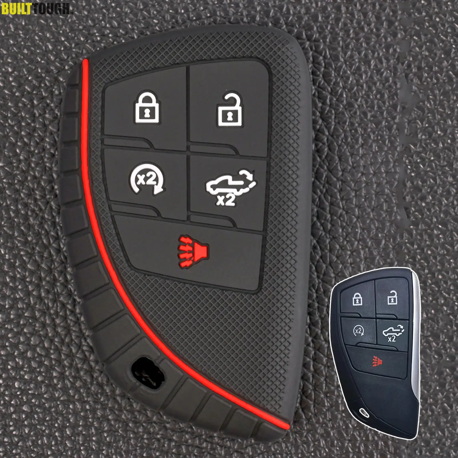 Funda llave silicona 5 botones – Chevrolet Silverado/GMC Sierra